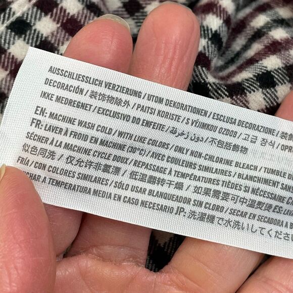 ABERCROMBIE & FITCH Flannel Shirt Men Medium Multi Check Oversized Soft A&F NWOT - Picture 4 of 13